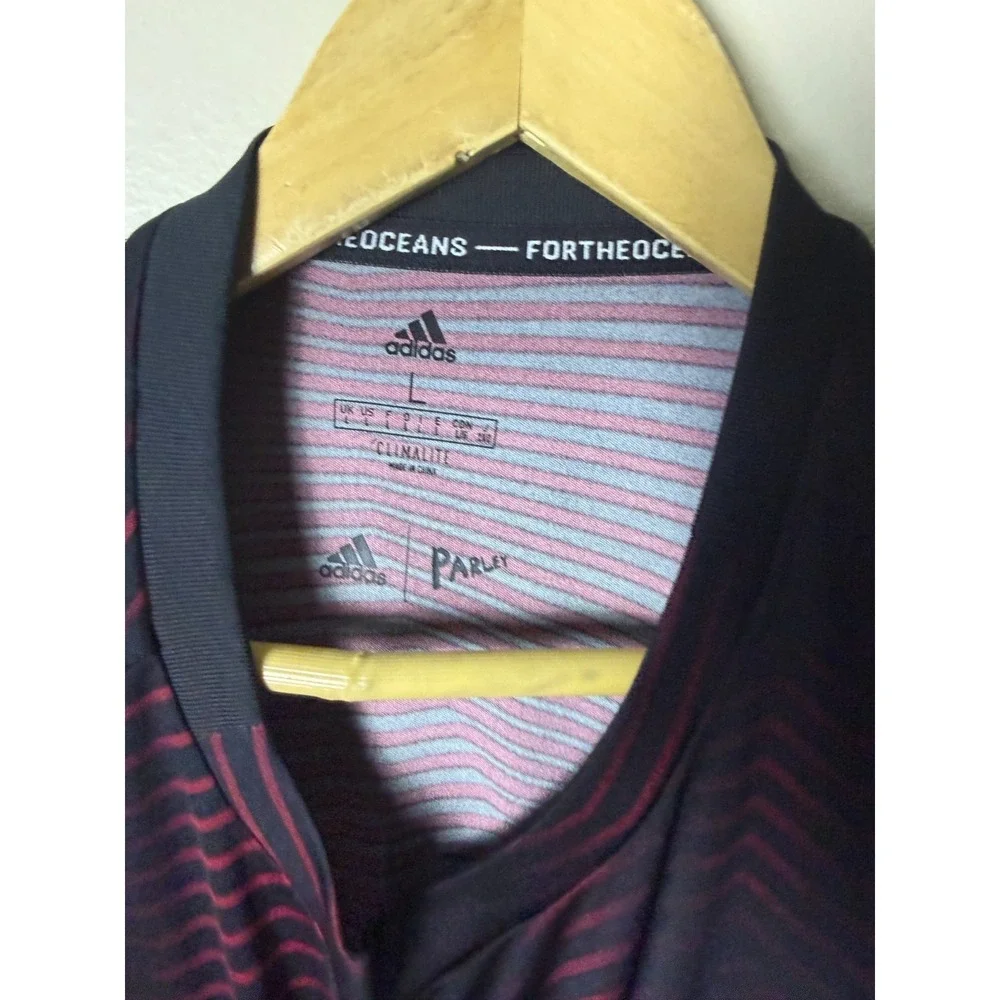 Adidas MEXICO National Team Pre-Match Jersey Kit Men L Red Parley Ocean